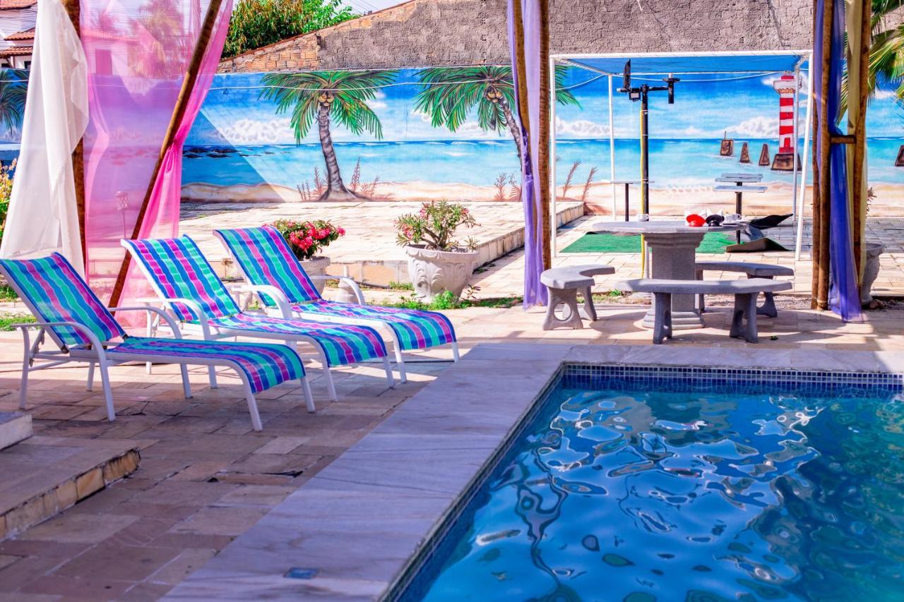 Hotel Pousada Mahon Mar プライア・ド・フランセス エクステリア 写真